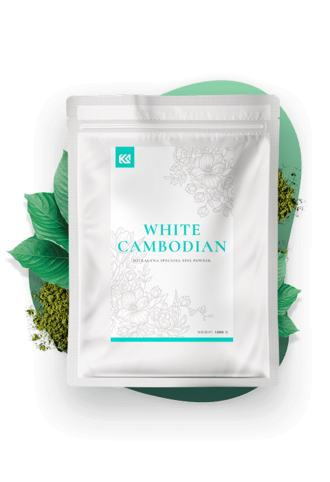 White cambodian kratom powder